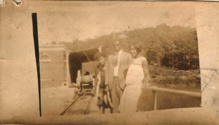 Emma Stewart England (right) and friends