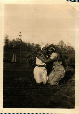 Emma Stewart England and friend