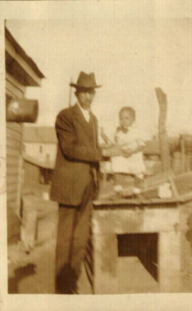 Rev. James T. Kennedy and his grandson, Donald Kennedy