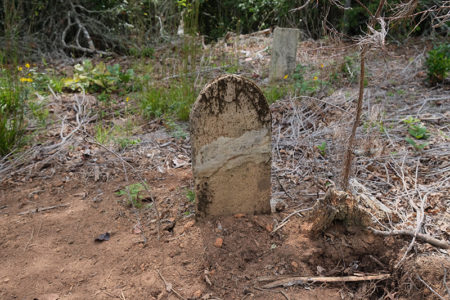 A grave in New Hope Cemetery.